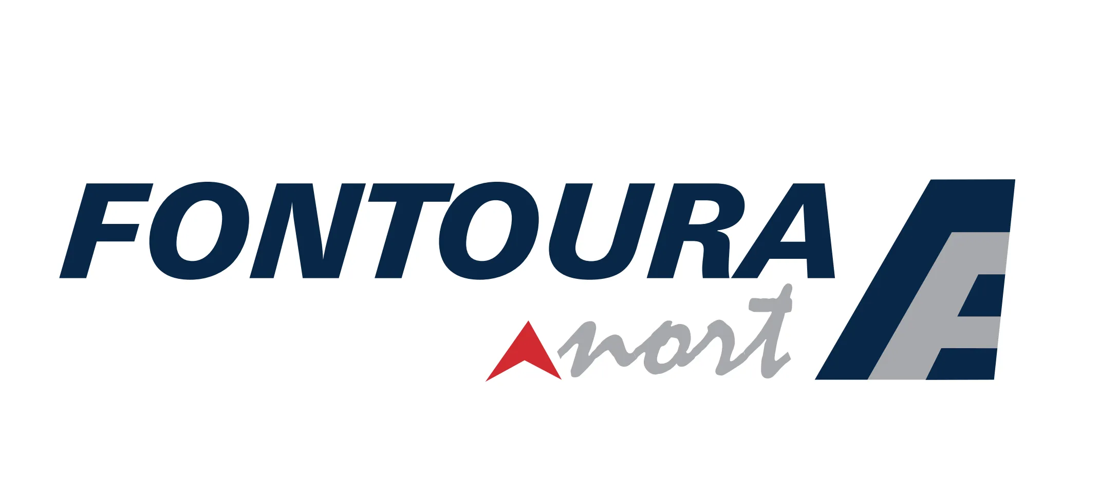 Logotipo da Fontoura Nort com símbolo de cauda de avião
